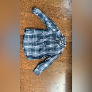 Crewcuts Button Up Plaid Shirt Boys Size 4